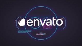 Neon Wave Logo Reveal | After Effects Template | Logo Stings