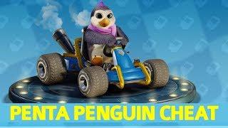 Crash Team Racing Nitro-Fueled - How to Unlock Penta Penguin (Secret Character Cheat)