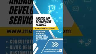 Android App Development Service | Best Mobile App Development Company In India