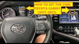 Set the Time Toyota Camry (2017-2021)