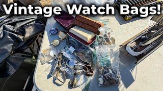 Buying Bags of Vintage Watches at a Flea Market!