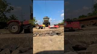 Train VS Tractor & toy Discel engine