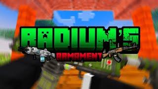 Radium Armament v2.7 All Guns Showcase [1.21.1-1.21.2] Minecraft Bedrock Showcase (MCPE/MCBE)