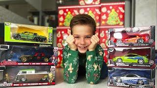 Mark gets Big new cars in Christmas boxes