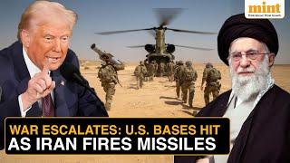 Iranian Missiles Hit US Bases Amid Israel War | Trump Threatens Iran, Secret Troop Pullout Begins