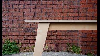 A Simple Modern Plywood Desk