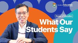 What Our Students Say - Doctor of Education