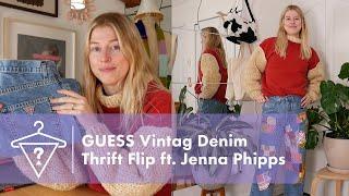 GUESS Vintage Denim Thrift Flip ft. @JennaPhipps | #GUESSVintage #DIY