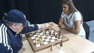 IM Yury Lapshun - Marina Levchenko  | Blitz chess