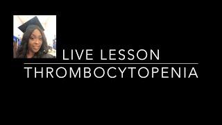 Thrombocytopenia