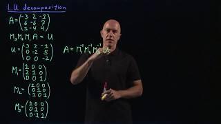 LU decomposition | Lecture 14 | Matrix Algebra for Engineers