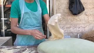 Traditional Saj Markouk Bread from Maghdouche