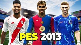 ¡MEJOR QUE eFOOTBALL Y FC 25! PES 2013 ACTUALIZADO | JD PATCH 2024/25 