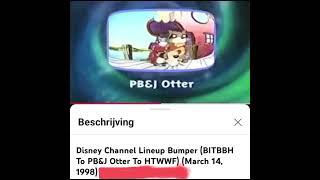 DISNEY TONIGHT LINEUP BUMPER BITHBBH TO SNEAK PEAK BRAND NEW SHOW PB&JO TO HTWWF (TUE 3RD MAY 1997)