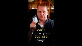 DAILY #4 | DON'T throw your OLD SSD away! | Use it for your PROGRAMMING or EDITING | #shorts