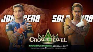 WWE Crown Jewel 2024 | John Cena vs Solo Sikoa Full Match | Backyard Wrestling