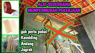 Alat tukang kreatif - sederhana yang mempermudah pekerjaan #cattembok