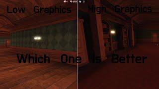 Roblox Doors Low Graphics Vs High Graphics Edition