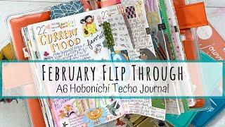 Hobonichi A6 Creative Journal Flip Through + Most Used Journaling Supplies