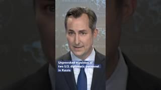 Unprovoked expulsion of two U.S. diplomatic personnel in Russia