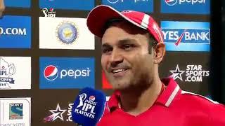 Virender Sehwag 122 from 58 balls against kxip vs csk qualifier match