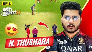 Thushara Shines for RCB! | KKR vs RCB | IPL Mega Auction Mode 2nd Match | Real Cricket 24