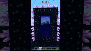 Portal Minecraft #minecraft #nomods #warden #golem #world