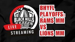 BHYFL Semifinals Playoffs: Spearfish Rams MM vs. Rapid City Lions MM