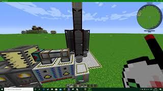 advanced rocketry - launching a rocket to closest moon (Luna) in creative mode