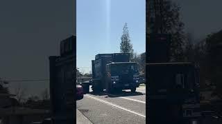 Republic Services autoreach on heavy trash