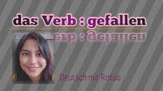 Deutsch A1 | das Verb: gefallen