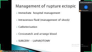 ECTOPIC PREGNANCY - BY Dr. Farhat Banu