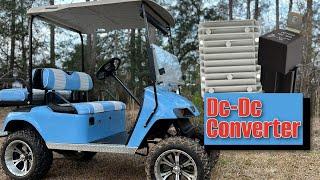 Ezgo TXT PDS Golf Cart DC - DC Converter & Ignition Relay Install