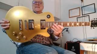 Barracuda Les Paul gold top played by Mario Vaillancourt