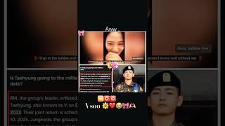 Vsoo .. jisoo care words seems for him its for him and blinks #vsoo #taesoo #love #sooyaa #taehyung