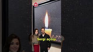 Hande Erçel ve Hakan Sabancı, bir sergide görüntülendi #magazin #haber #handeerçel #gazetemag