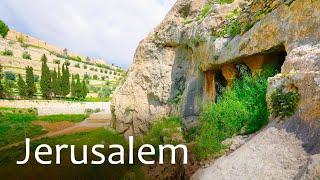 JERUSALEM: Kidron Valley, Mount of Olives, City of David, Western wall