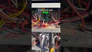 Service Call Chronicles Ep.3 pt 1- 3 Flash Error code on gas pack - Tech Tips! #hvac #service #heat