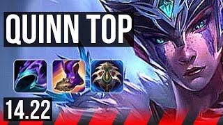 QUINN vs LEBLANC (TOP) | Rank 5 Quinn, Dominating | BR Grandmaster | 14.22