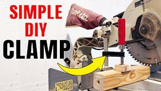 Quick Homemade Miter Saw Clamp | Saw Vertical Clamp | Cutting Very Small Pieces | XDIY
