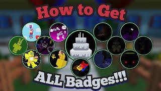 How to Get ALL Badges!!! | Five Nights At Freddy's RP: Legacy | Roblox