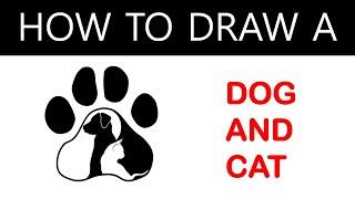 Dog and Cat  / Drawing / Pen Sketchs / AAARTWORKS / AELOORI ABHILASH / Narsingi