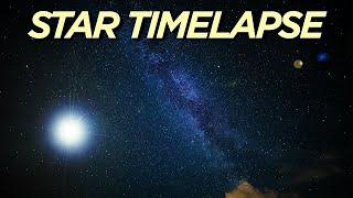 How to shoot a STAR TIME LAPSE!