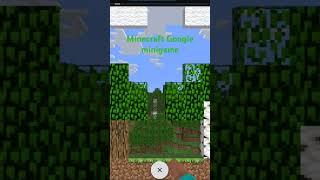 Minecraft google minigame #minecraft #creeper #games #gaming #google #googleminigame