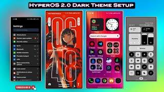 ️Dark Theme HyperOS 2.0 Theme Official Full Customization On REDMI & POCO Device   #hyperos#tech