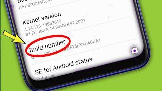 What is Build Number | Hidden Thing In Build Number Samsung a32 / a42