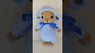 вязаный барашек ) πλεκτό προβατάκι) knitted lamb ) #amigurumi #crochet #амигуруми #вязание #lamb