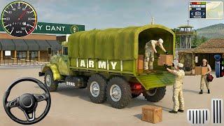 Army Truck Driving Cargo Games - US Offroad Army Truck Driving 3D 2025 - Andriod Gameplay