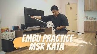 Embu Practice for Muso Shinden Ryu (June 2022)