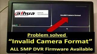 invalid camera video standard. cp Plus dvr